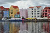 A fantástica arquitetura de Punda, em Willemstad, a capital de Curaçao